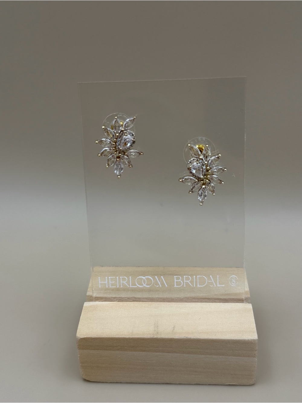Heirloom Bridal Oakley Crystal Bridal Earrings